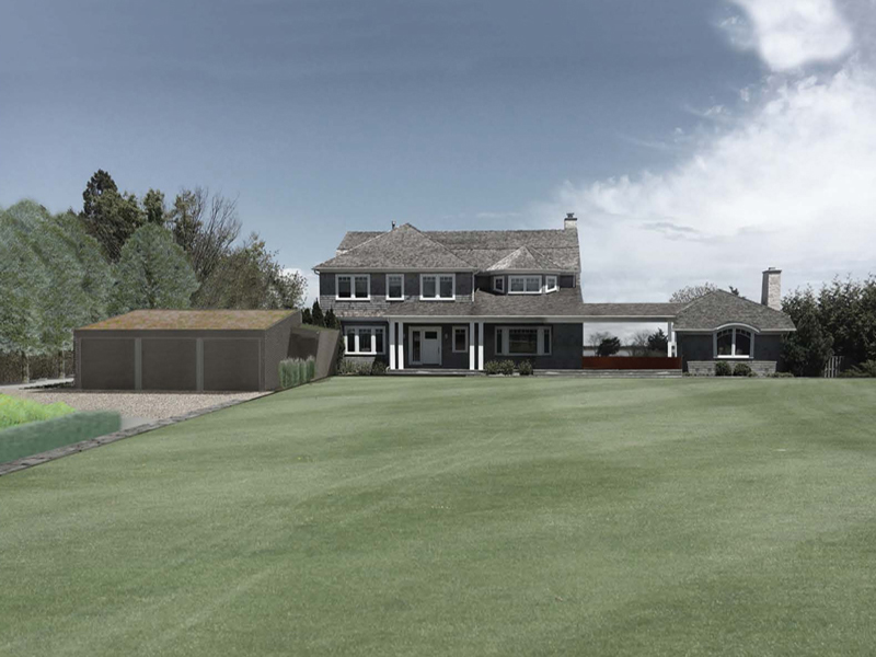 Water Mill Pergola and Garage